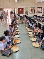 Grama Bhojana during Shishya Sweekar Jayanti Mahotsava 2025 at Karla (3 March 2025)